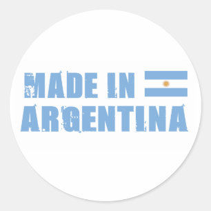 Made in Argentinië Ronde Sticker