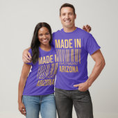 Made in Arizona in Gold T-shirt (Unisex)