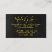 Made in Australië: inheemse bloemen Visitekaartje (Achterkant)