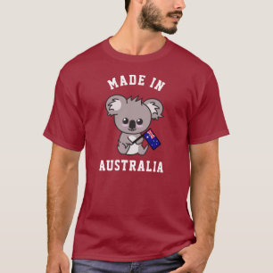 Made in Australië: Koala Holding Australische vlag T-shirt