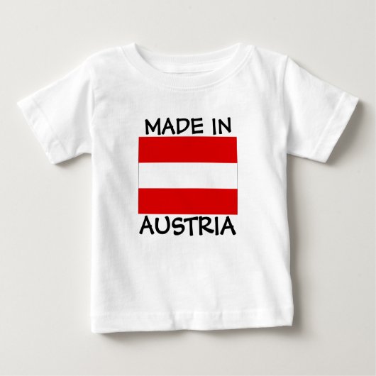 Made in Austria baby shirt (Voorkant)