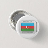 Made in Azerbeidzjan Ronde Button 3,2 Cm (Voorkant /achterkant)