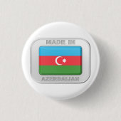 Made in Azerbeidzjan Ronde Button 3,2 Cm (Voorkant)