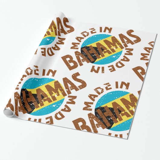 Made in Bahamas Cadeaupapier (Uitgerold)