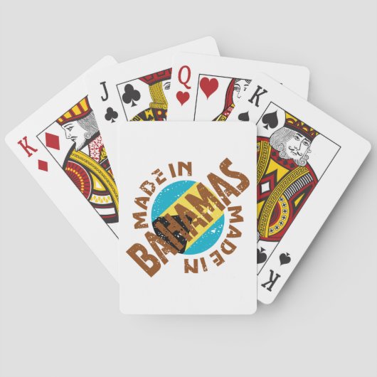 Made in Bahamas Pokerkaarten (Achterkant)