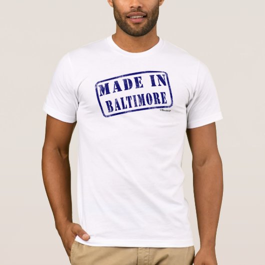 Made in Baltimore T-shirt (Voorkant)