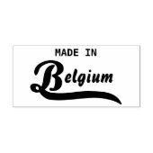 Made in België Rubberstempel (Afrduk)