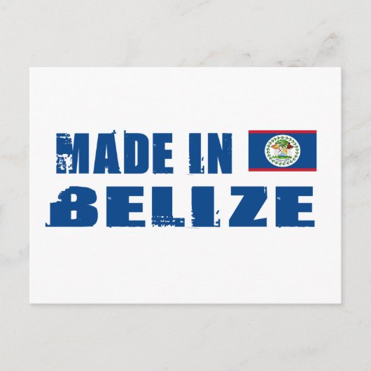 Made in Belize Briefkaart (Voorkant)