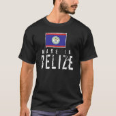 Made in Belize - donker T-shirt (Voorkant)