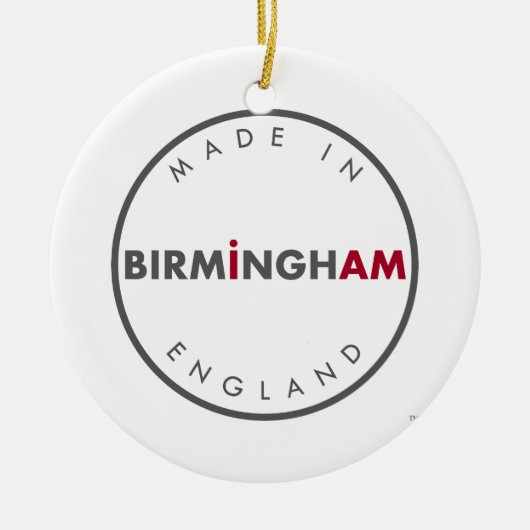 Made in Birmingham Ornament (Voorkant)