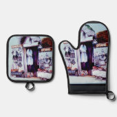 Made in Boedapest Ovenwant & Pannenlap Set (Voorkant)