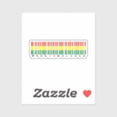 Made in Bolivia Barcode Flag Sticker (Vel)