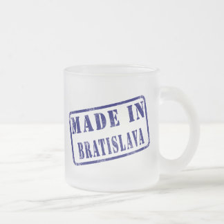 Made in Bratislava Matglas Koffiemok