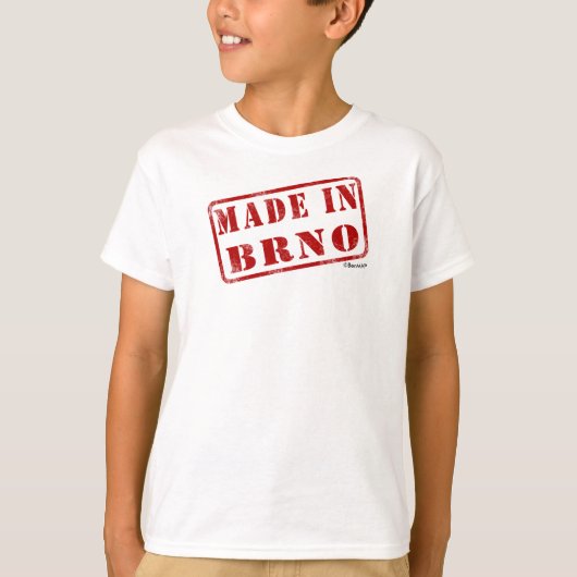 Made in Brno T-shirt (Voorkant)