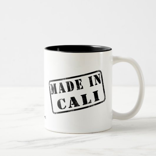 Made in Cali Tweekleurige Koffiemok (Rechts)