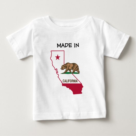 Made in California - Silhouette en Flag (Voorkant)