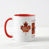 MADE IN CANADA 3D Leaf & Flag Mok (Links)