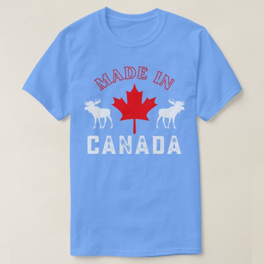 Made in Canada Canadese Pride Elk Maple T-shirt (Design voorkant)
