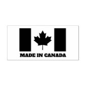 Made in Canada custom rubberen stempel met vlag (Afrduk)