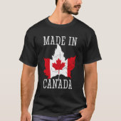 Made in Canada Funny Canadian T-shirt (Voorkant)