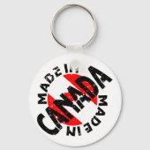 Made in Canada Label Canadian Sleutelhanger (Voorkant)
