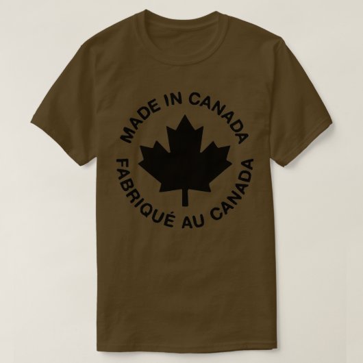 Made in Canada Maple Leaf Premium T-shirt (Design voorkant)