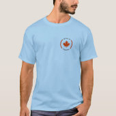 Made In Canada Minimalist Maple Leaf Tee T-shirt (Voorkant)