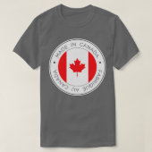 Made in Canada vlag T-shirt (Design voorkant)