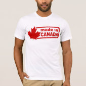 Made in Canada - Wit Mannen Shirt (Voorkant)