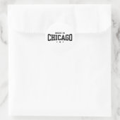 Made in Chicago Ronde Sticker (Tas)