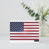 Made in China - Amerikaanse vlag Briefkaart (Staand voorkant)