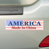 Made in China Bumpersticker (Op auto)