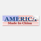 Made in China Bumpersticker (Voorkant)