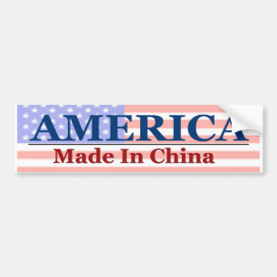 Made in China Bumpersticker