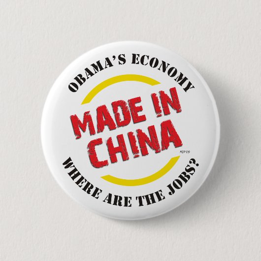 Made in China Ronde Button 5,7 Cm (Voorkant)