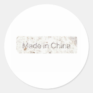 Made in China Ronde Sticker