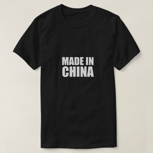 Made in China T-shirt (Design voorkant)