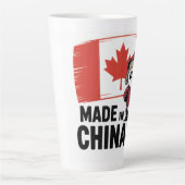 Made in Chinada Panda – Chinese Canadian Latte Mok (Voorkant)