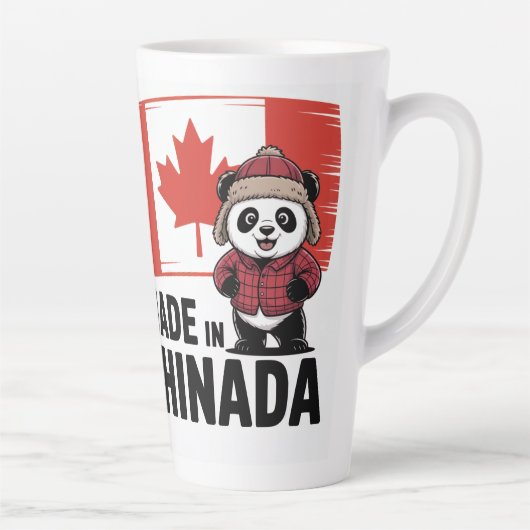 Made in Chinada Panda – Chinese Canadian Latte Mok (Rechts)