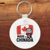 Made in Chinada Panda – Chinese Canadian Sleutelhanger (Voorkant)