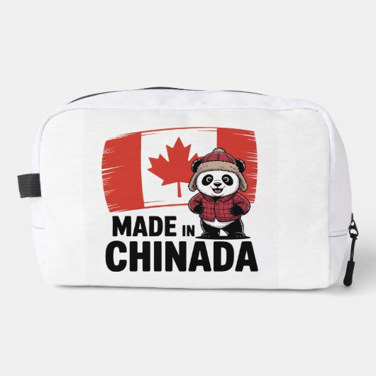 Made in Chinada Panda – Chinese Canadian Toilettasje (Voorkant)