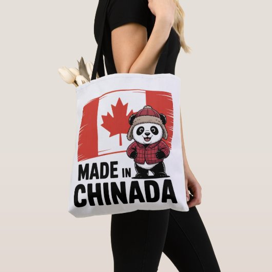 Made in Chinada Panda – Chinese Canadian Tote Bag (Dichtbij)