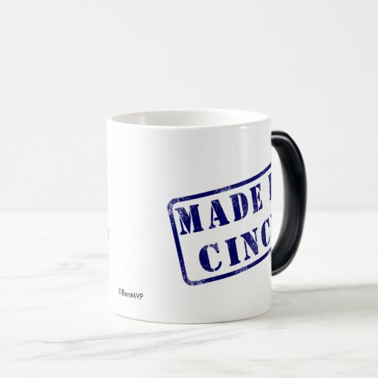 Made in Cincy Magische Mok (Voorkant rechts)