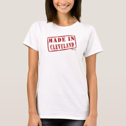 Made in Cleveland T-shirt (Voorkant)