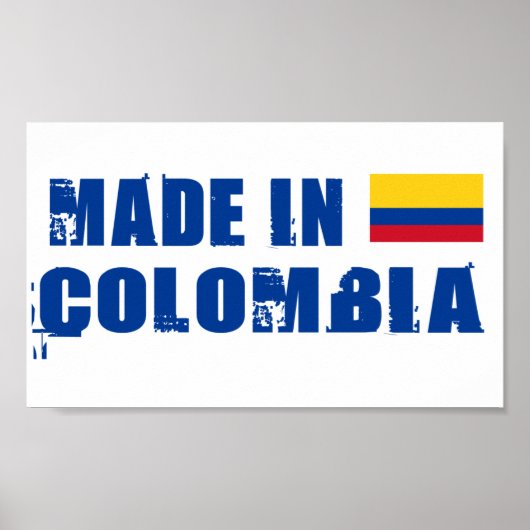 Made in Colombia Poster (Voorkant)