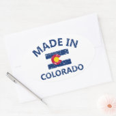 Made in Colorado Ovale Sticker (Envelop)