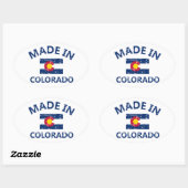 Made in Colorado Ovale Sticker (Vel)
