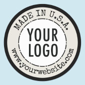 Made in Country of Origin Stickers Productlabels
