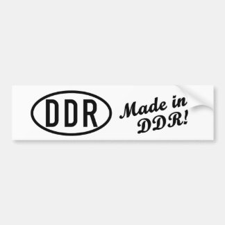Made in DDR Bumpersticker