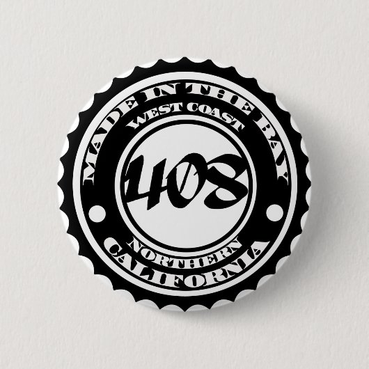 Made in de 408 ronde button 5,7 cm (Voorkant)